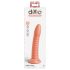 Dillio Wild Thing - dildó com sulcos (19cm) - laranja