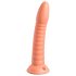 Dillio Wild Thing - dildó com sulcos (19cm) - laranja