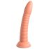 Dillio Wild Thing - dildó com sulcos (19cm) - laranja