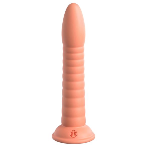 Dillio Wild Thing - dildó com sulcos (19cm) - laranja