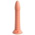 Dillio Wild Thing - dildó com sulcos (19cm) - laranja