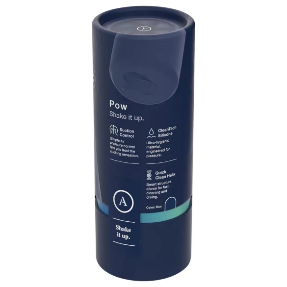 Arcwave Pow - masturbador manual com sucção - azul