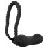 Black Velvets - cinta peniana com dildo - ajustável - silicone preto