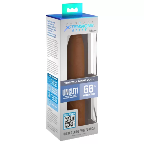 Pipedream X-TENSION Elite - extensora de pénis aberta ajustável (cor natural)