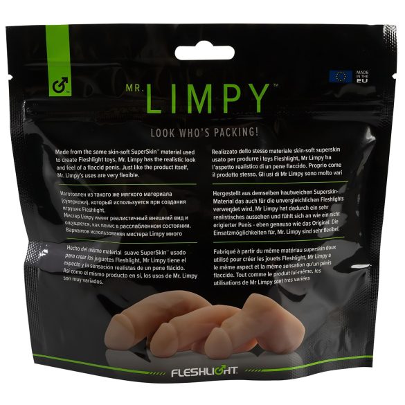 Mr. Limpy - dildo realístico grande - cor natural