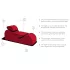 Liberator Esse Lounger - poltrona tantra ajustável 3 peças - vermelho