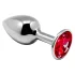 Alive - plug anal metal - kit com 3 peças - prata