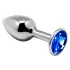 Alive - plug anal metal - kit com 3 peças - prata