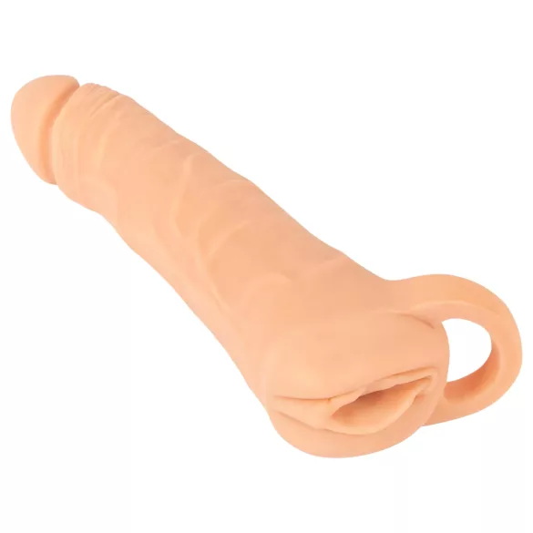 Nature Skin - masturbador vagina e capa peniana 2 em 1 - 23cm - cor natural