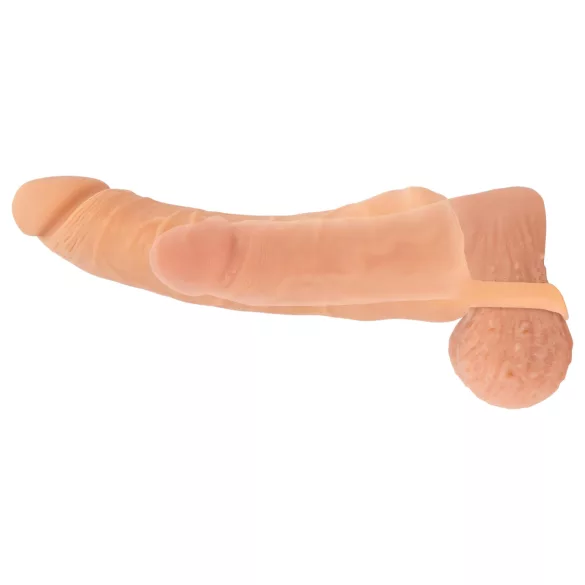 Nature Skin - masturbador vagina e capa peniana 2 em 1 - 23cm - cor natural