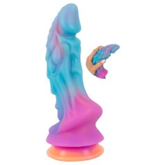 Beasty Cocks - dildo alienígena silicone - azul laranja