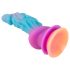 Beasty Cocks - dildo alienígena silicone - azul laranja