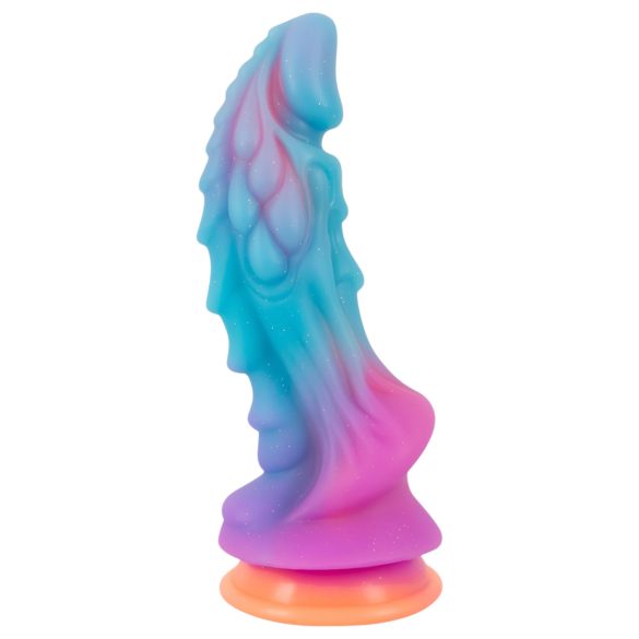 Beasty Cocks - dildo alienígena silicone - azul laranja