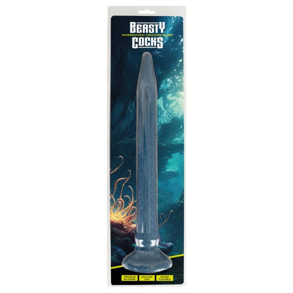 Beasty Cocks Eel of Ecstasy - dildo extra longo - silicone azul