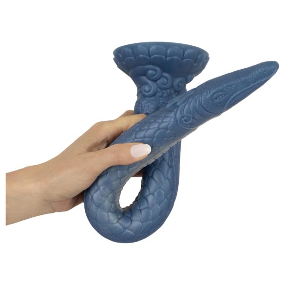 Beasty Cocks Eel of Ecstasy - dildo extra longo - silicone azul