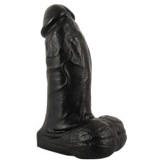   Realistixxx Real Giant - dildo realístico com testículos - 22 cm - preto