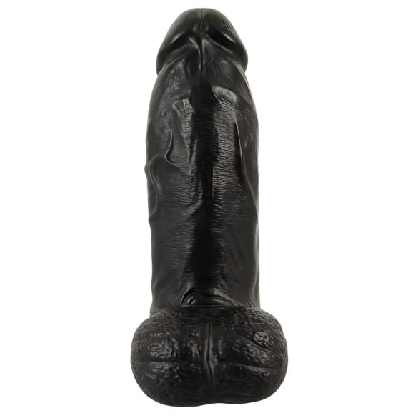 Realistixxx Real Giant - dildo realístico com testículos - 22 cm - preto