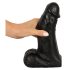 Realistixxx Real Giant - dildo realístico com testículos - 22 cm - preto
