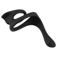 Erecto - anel peniano e escrotal - silicone preto