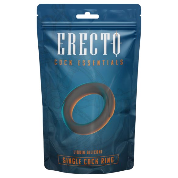 Erecto - anel peniano - silicone preto