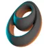 Erecto - anel peniano e para escroto - silicone preto