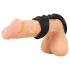 Erecto - anel peniano 2 em 1 - silicone preto
