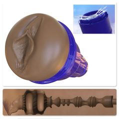   Fleshlight Boost Bang - masturbador tipo vagina realista - cor marrom
