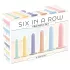 Six in a Row - kit de treinamento de dildo - 6 peças coloridas