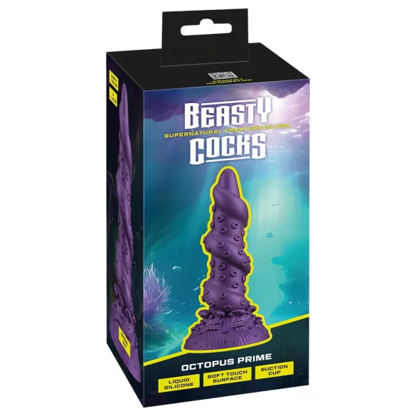 Beasty Cocks Octopus Prime - dildo polvo - silicone roxo
