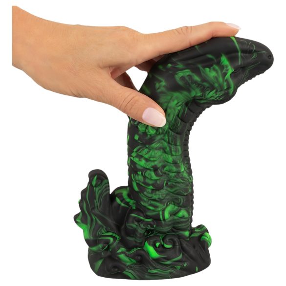 Beasty Cocks Lizard Peak - dildo pênis lagarto - silicone verde/preto