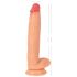 Realistixxx Real Giant - dildo realista grande com escroto - cor natural