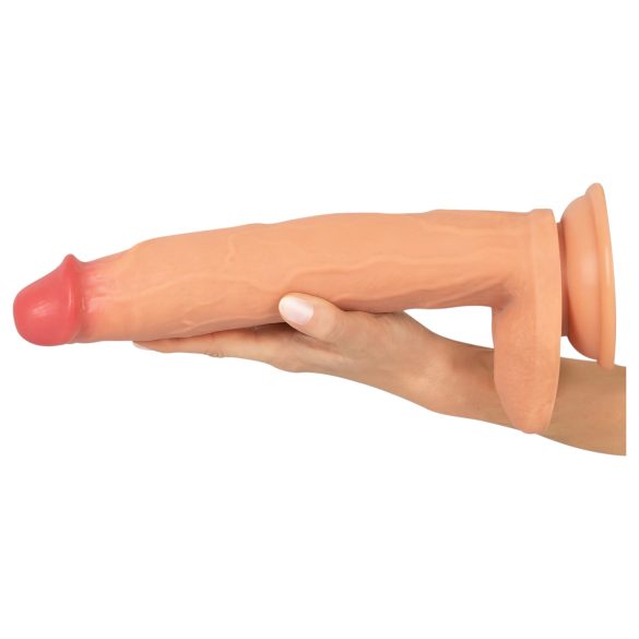 Realistixxx Real Giant - dildo realista grande com escroto - cor natural