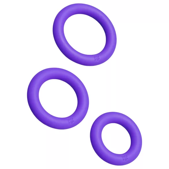 ROMP Remix Trio - anel peniano conjunto - 3 peças - roxo