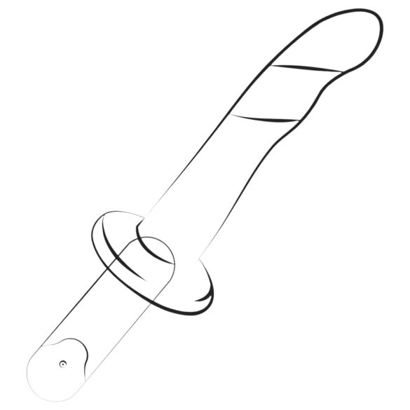 ROMP Dizi - dildo flexível de silicone - rosa/laranja