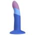 ROMP Piccolo - dildo de silicone flexível - azul e roxo