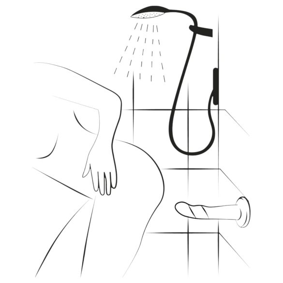 ROMP Piccolo - dildo de silicone flexível - azul e roxo