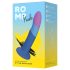 ROMP Piccolo - dildo de silicone flexível - azul e roxo