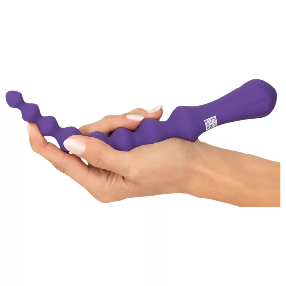 You2Toys - plug anal flexível com esferas - silicone lilás