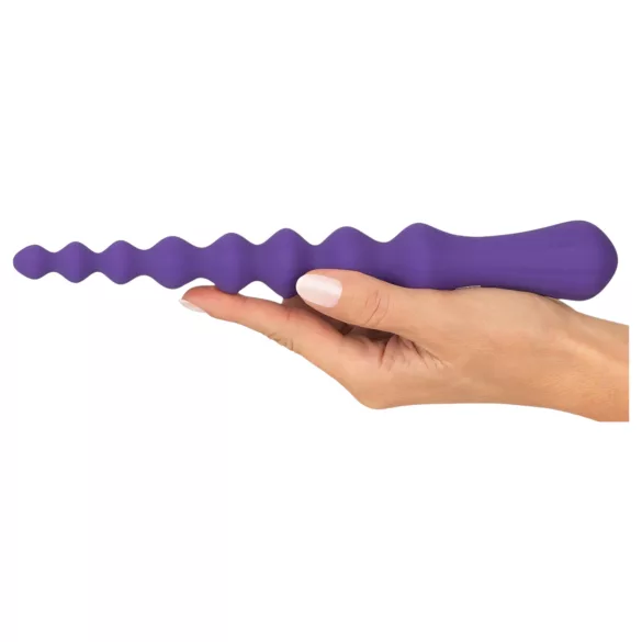 You2Toys - plug anal flexível com esferas - silicone lilás