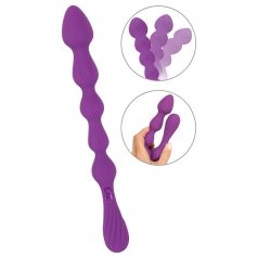 You2Toys - plug anal flexível com bolas - silicone roxo