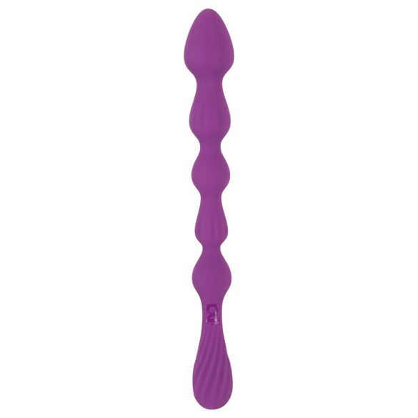 You2Toys - plug anal flexível com bolas - silicone roxo