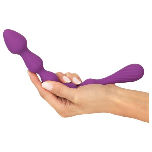 You2Toys - plug anal flexível com bolas - silicone roxo