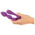 You2Toys - plug anal flexível com bolas - silicone roxo