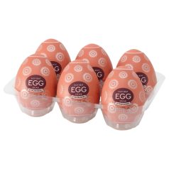  TENGA Egg Gear Stronger - masturbador masculino tipo ovo - kit com 6 unidades