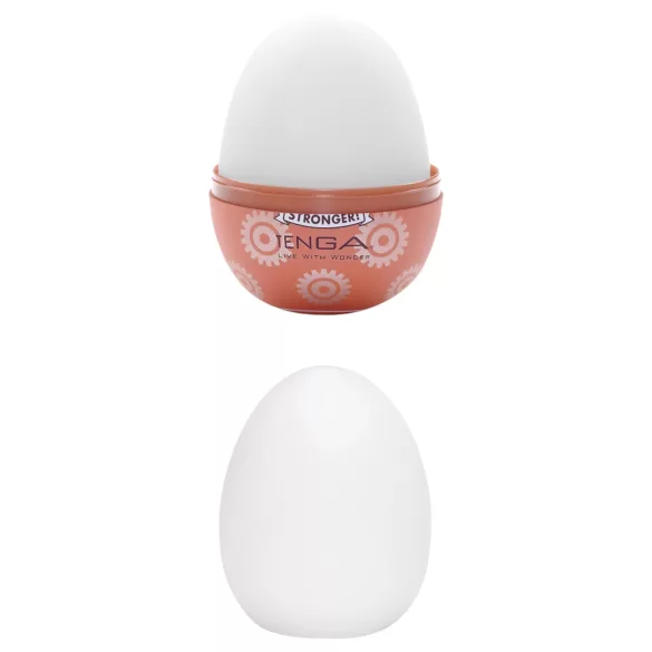 TENGA Egg Gear Stronger - masturbador masculino tipo ovo - kit com 6 unidades
