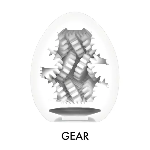 TENGA Egg Gear Stronger - masturbador masculino tipo ovo - kit com 6 unidades