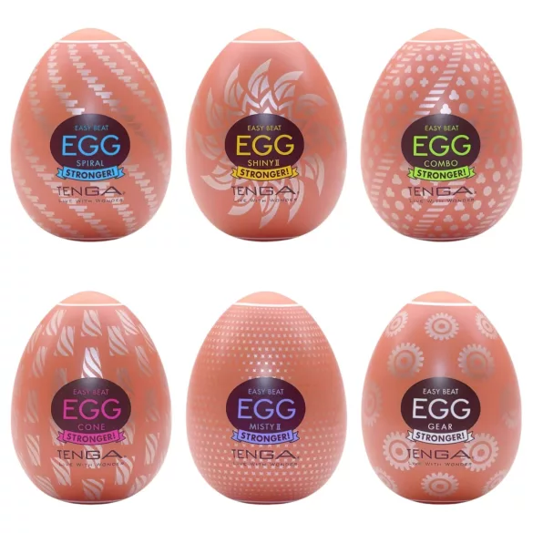 TENGA - Masturbador ovo forte - kit com 6 unidades