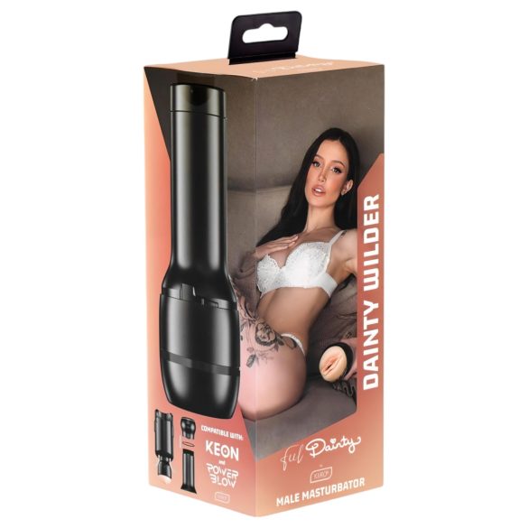 Kiiroo Dainty Wilder - masturbador masculino vagina - compatível PowerBlow