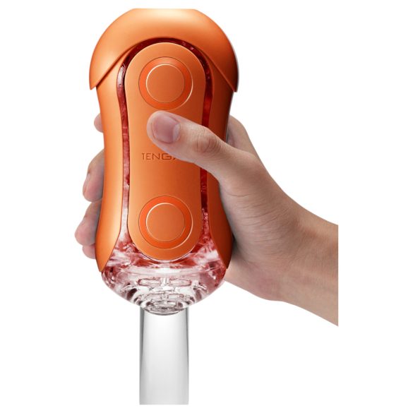 TENGA Flip Orb Pastaio - masturbador masculino super texturizado - laranja