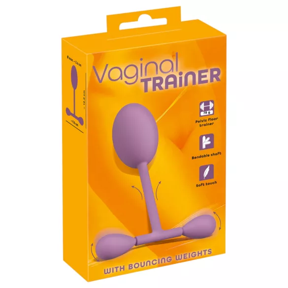 You2Toys - exercitador íntimo - silicone roxo